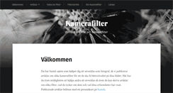 Desktop Screenshot of kamerafilter.se